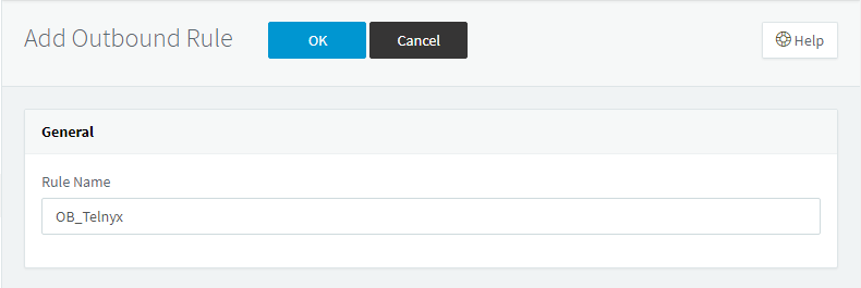 "Add outbound rule" section. 