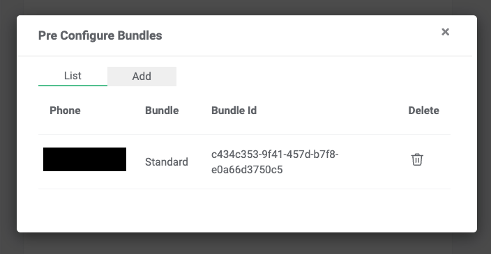Unique bundle ID example