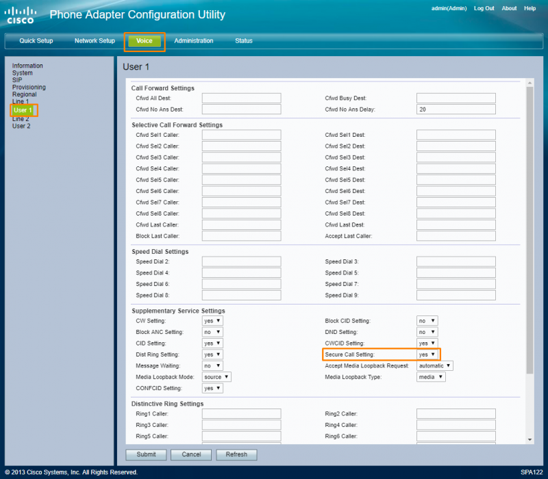 Supplementary service implementation for SIP traffic encryption. 