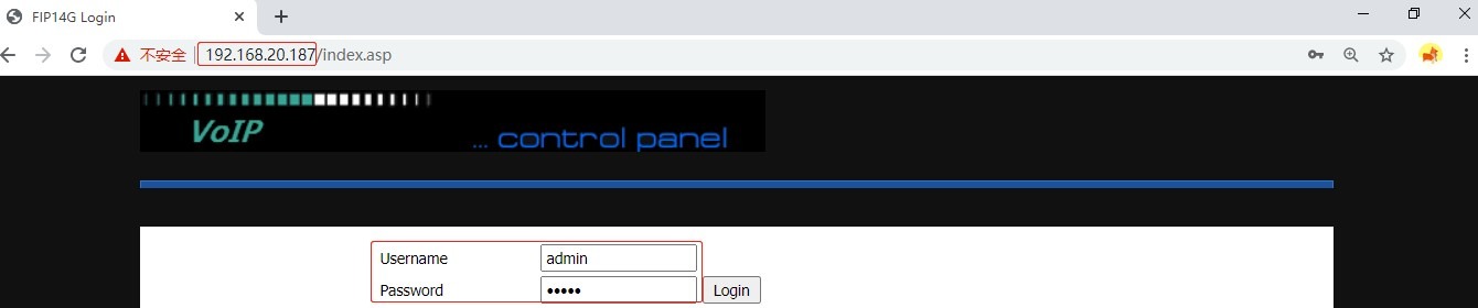 Phone's web portal. 