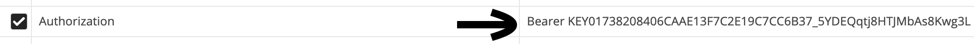 Authorization button. 